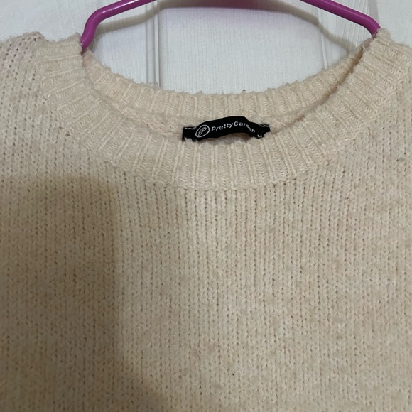 Cream Sweater Dress - Picture 9 of 10